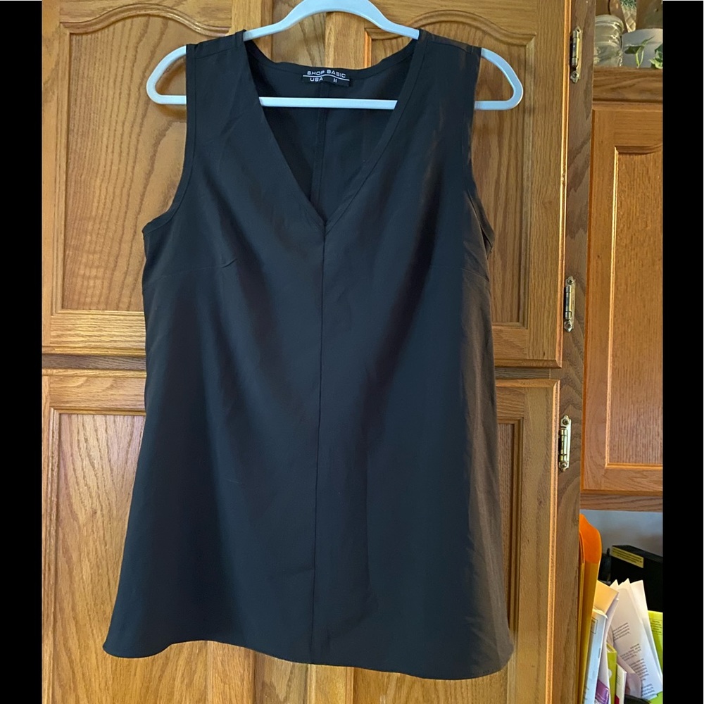 Tunic Top, Shop Basic USA, Black, Size Medium